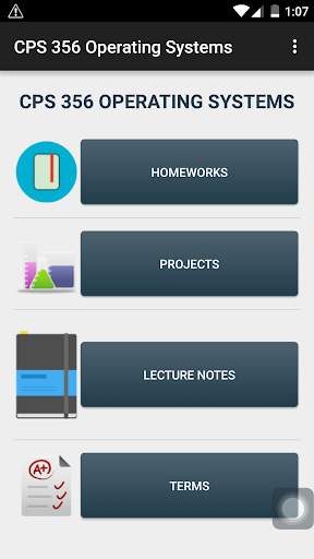 Operating Systems Course App screenshot 1