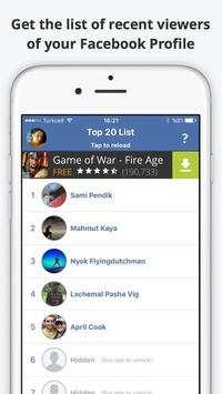 Who viewed my Facebook screenshot 1