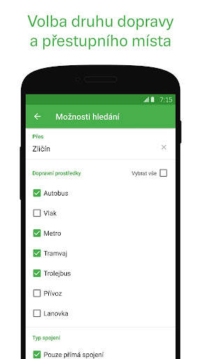 Jízdní řády screenshot 3