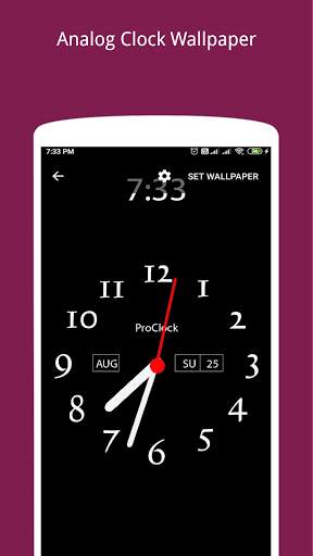Analog Clock Wallpaper screenshot 3