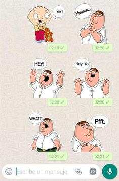 Family Guy stickers screenshot 2