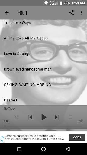 Buddy Holly Song screenshot 2
