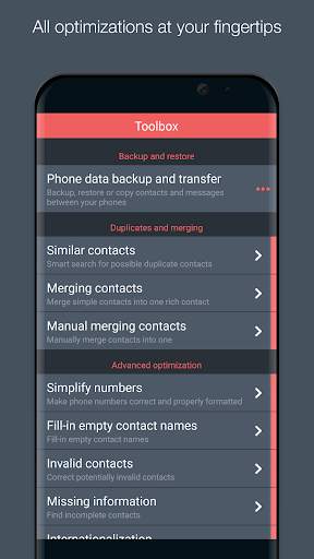 Contacts Optimizer screenshot 3