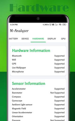 CPU Z : CPU info, System info 6 تصوير الشاشة
