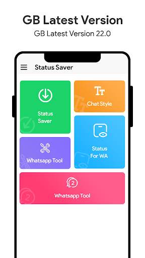 GB Version 22.0 - Status Saver screenshot 1