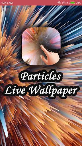 Particles live wallpaper screenshot 5