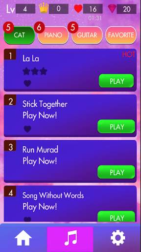 Cat Magic Tiles Piano :Free Music Game screenshot 5