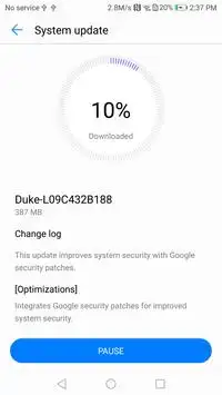 System Update screenshot 3