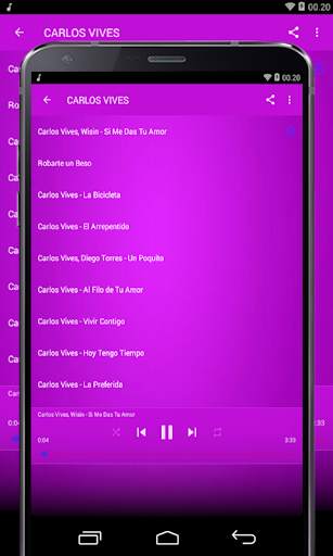 🔥Carlos Vives All Songs🔥🏆 screenshot 1