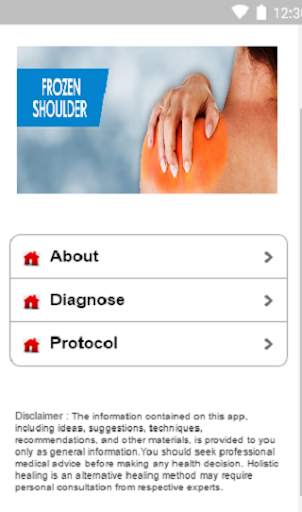 Frozen Shoulder Protocols screenshot 1