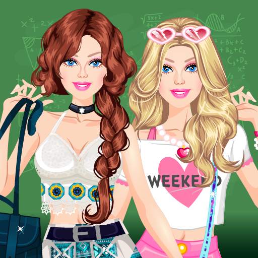 College Student Fashion Dress Up Game for girls 220111