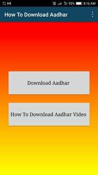 aadhar card download screenshot 5