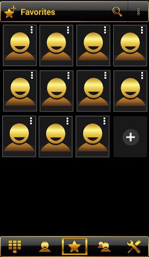Theme Black Gold RocketDial screenshot 3