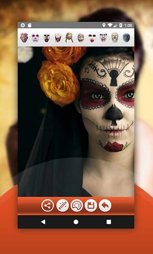 Halloween Makeup Photo Editor screenshot 3