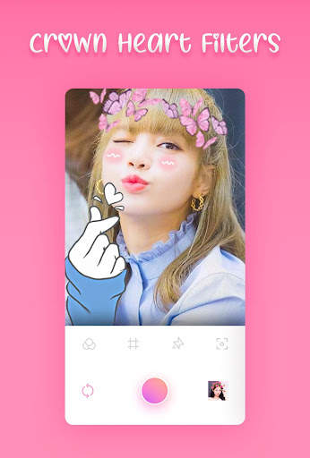 Crown Heart Emoji Camera - Hea screenshot 2