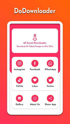 DoDownloader - All Social Video Downloader 2020 screenshot 2