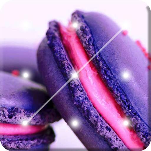 Yummy Pink And Purple Macarons Screen Lock 1.0
