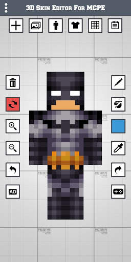 3D Skin Editor for Minecraft MCPE screenshot 2