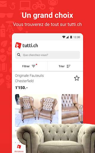 tutti.ch - petites annonces et shopping d'occasion screenshot 1