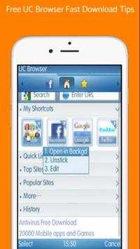 Free UC Browser Fast Download Tips screenshot 4