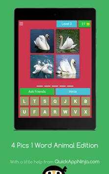 4 Pics 1 Word Animal Edition screenshot 18
