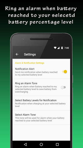 Full Battery Alarm 5 تصوير الشاشة