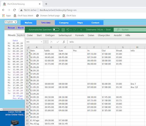 Saza: Work time GPS company screenshot 8