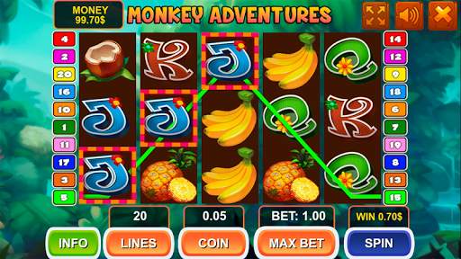 Monkey Adventures Slot screenshot 2