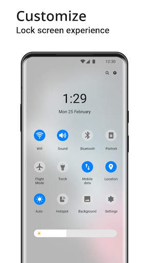 Lock Screen S22 Style screenshot 2