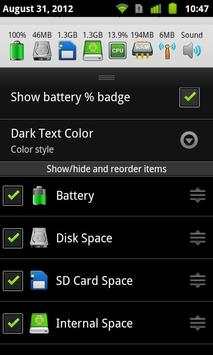 Mini Info+ System Widget App स्क्रीनशॉट 3