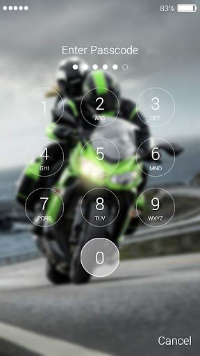 Motorcycle Lock Screen screenshot 4