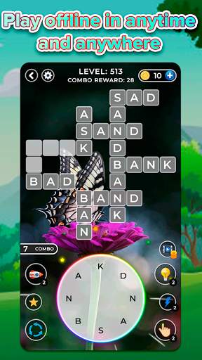 Wordscape Puzzle: Offline Word Connect In Bloom screenshot 4