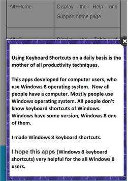 Shortcuts for Windows 10 скриншот 2