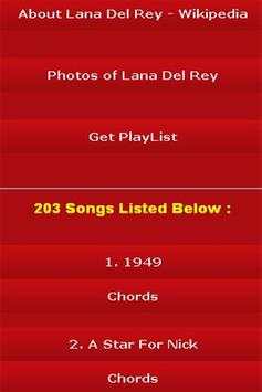 All Songs of Lana Del Rey screenshot 3