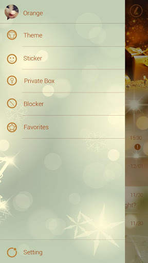GO SMS MY GIFTS THEME screenshot 5