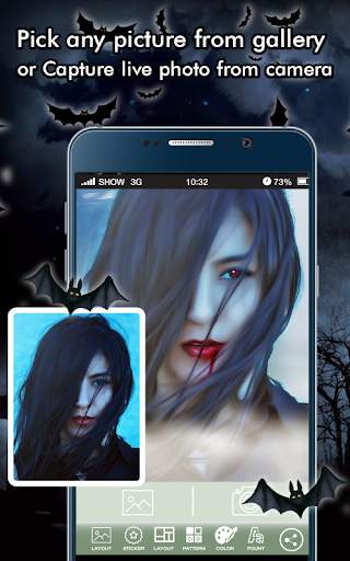 Vampire Photo Editor App screenshot 3