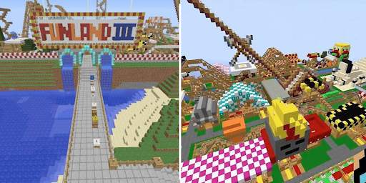 Maps Funland 3 for Minecraft PE screenshot 1