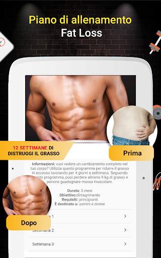Allenamento Pro Gym (Allenamenti e Fitness) screenshot 6