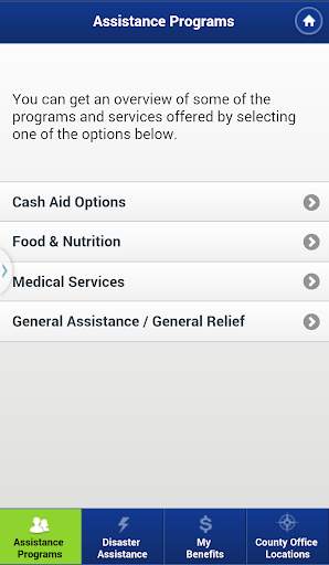 CalWIN Mobile Application screenshot 2