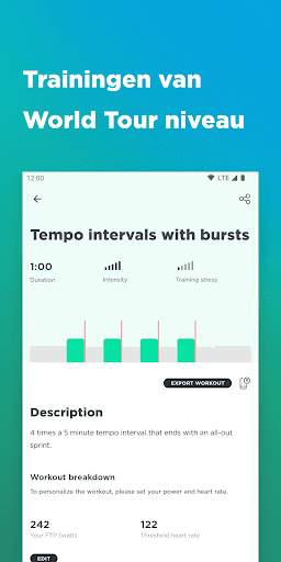 JOIN Cycling Trainingsschema screenshot 4