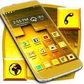 Classy Gold Launcher Theme 1.264.1.22