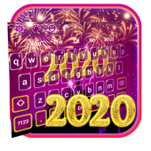 Happy New Year 2020 Keyboard icon