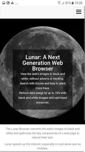 Lunar Web Browser screenshot 3