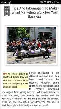 Email marketing Tips screenshot 1