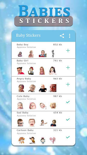Babies Sticker for WhatsApp 👶 screenshot 1