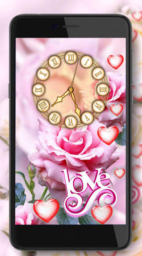 Love Roses Clock screenshot 5