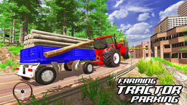 Real Tractor Parking Simulator–Free tractor games screenshot 1