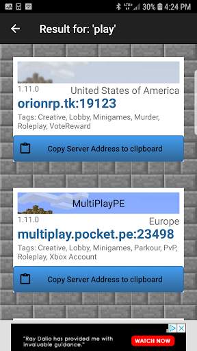 Servers For Minecraft PE screenshot 5