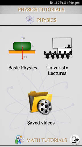 Physics - Tutorials - Lectures screenshot 1