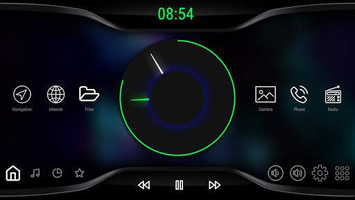 Black V3 - theme for CarWebGuru Launcher screenshot 7